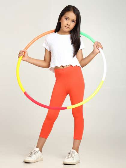 Robinbosky Girls Solid
                    Ankle Length Leggings
