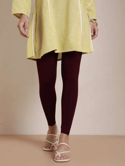 TWIN BIRDS Women
                        Viscose Blend Ankle Length Leggings