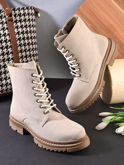 Block-Heeled Ankle Boots