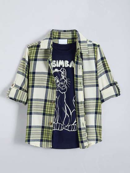 Hopscotch Boys
                        Checked Casual Shirt