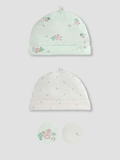 Juniors by Babyshop
                    Girls Set of 2 Printed Regular Beanie
