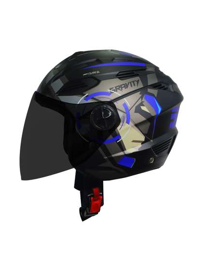 Steelbird Unisex
                      Graphic Printed Scratch Resistant Open Face
                      Motorbike Helmet