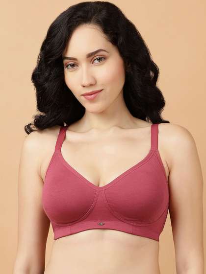 Soie Bra Non Padded
                        Non Wired Full Coverage Cotton Spandex Encircled
                        T-shirt Bra