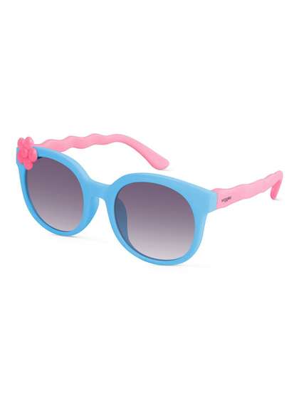 Woggles EyeBloom Kids
                    Full Rim UV Protected Round Sunglasses
                    WOKD-PRO-1849C7