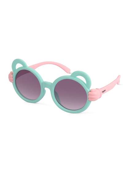 Woggles Kids Round UV
                    Protected Lens Sunglasses WOKD-PRO-1845C6