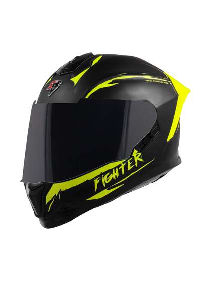 Steelbird Men Graphic
                    Printed Scratch Resistant Full Face Motorbike
                    Helmet