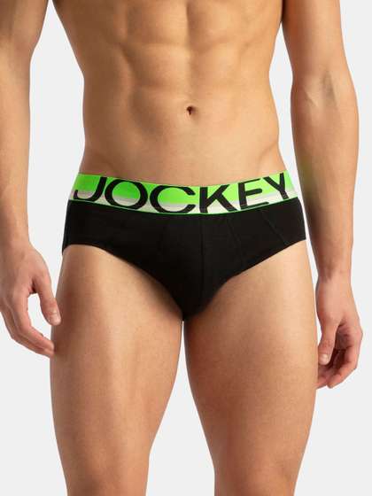 Jockey Super Combed
                        Cotton Solid Brief With Ultrasoft Waistband -
                        FP01