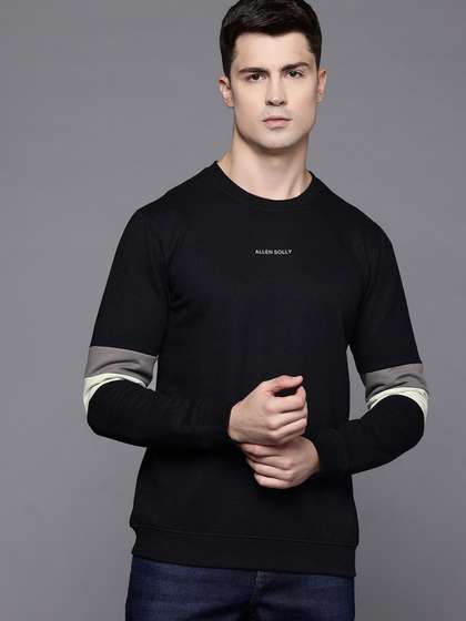 Allen Solly Round
                        Neck Fleece Sweatshirt