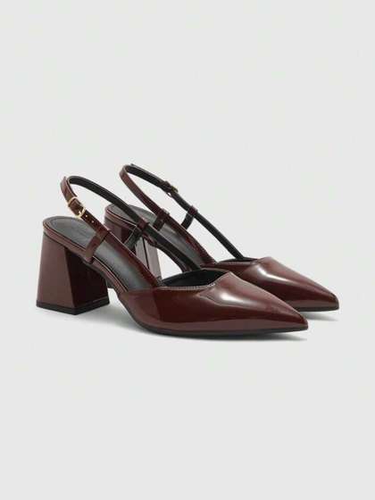 KDB FASHIONS Women
                        Block Heel Mules