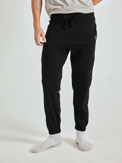 Pepe Jeans Men Solid
                        Regular Fit Stretchable Jogger Lounge Pants
