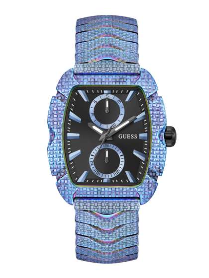 GUESS Men Stainless
                      Steel Bracelet Style Straps Multi-Function Watch
                      GW0885G2