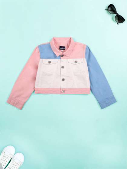 KiddoPanti Girls Denim Jacket