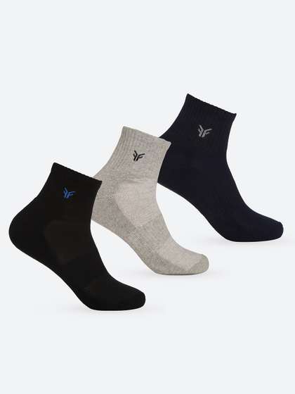 FOOTONS Men Pack Of 3
                    Above Ankle Length Socks