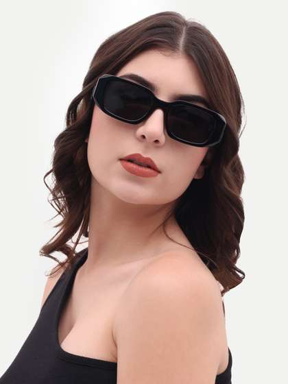 HAMILTANO WINSTON
                      Women's Premium UV Protected Black Rectangular
                      SunglassesSKU243