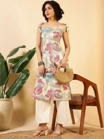 LIPS CROWN Pure Cotton Straight Kurti