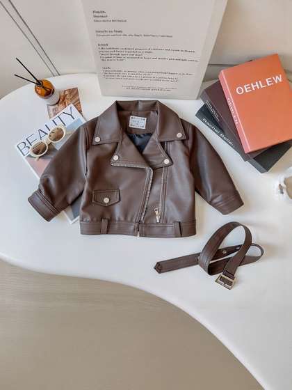 StyleCast x Revolte
                    Girls Leather Jacket