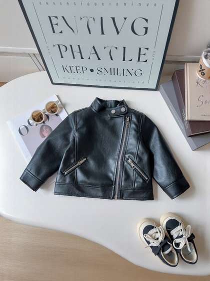 StyleCast x Revolte
                    Girls Leather Jacket