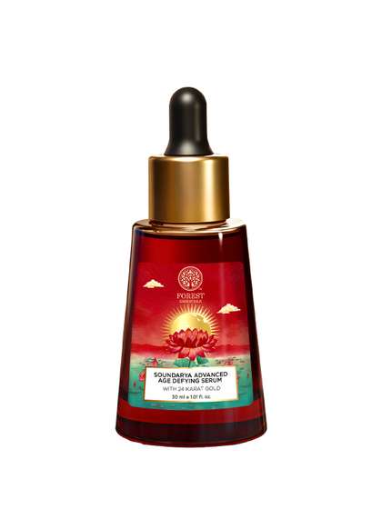 Forest Essentials
                        Advanced Soundarya Age Defying Facial Serum With
                        24K Gold - 30ml