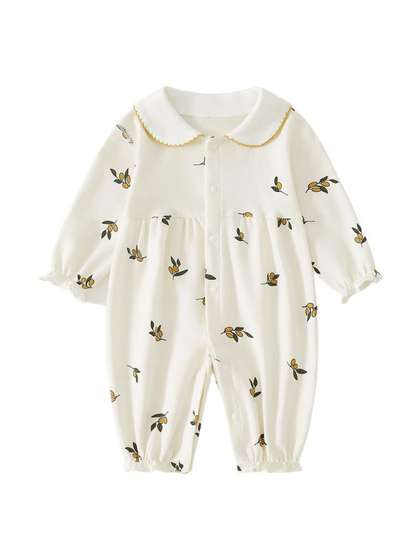 StyleCast x Revolte
                    Infants Girls Printed Cotton Rompers