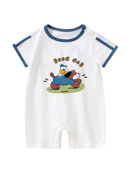 StyleCast x Revolte
                      Kids Printed Cotton Rompers