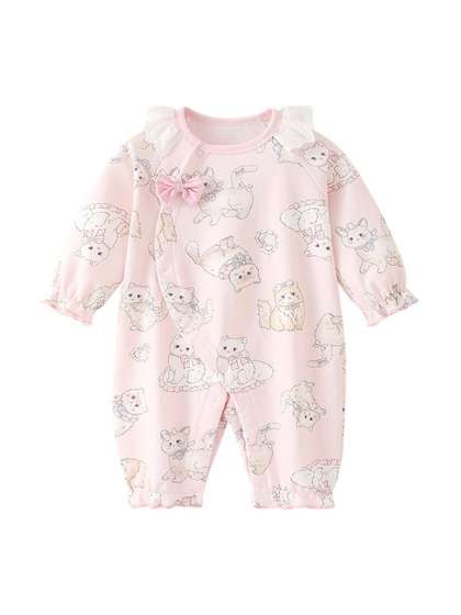 StyleCast x Revolte
                    Infants Girls Printed Cotton Rompers