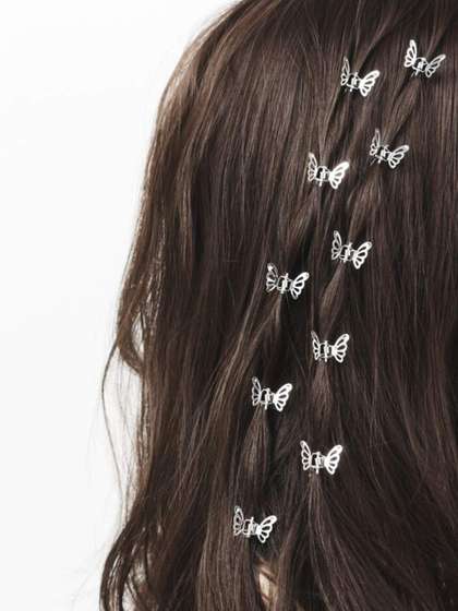 Ziory Girls Set Of 10
                      Butterfly Designed Hair Accessory Set