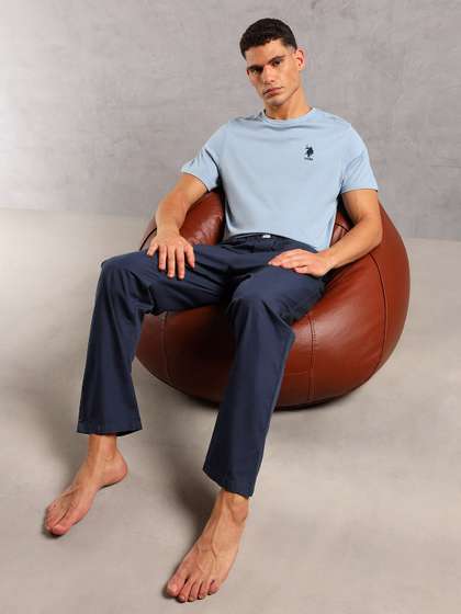 U.S. Polo Assn. Men
                        Pure Cotton Straight-Leg T-Shirt & Pyjamas