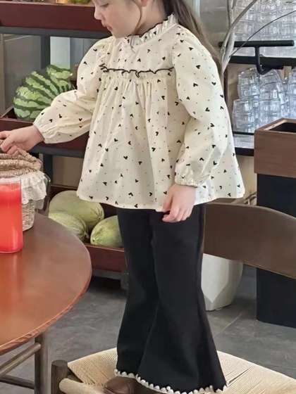 StyleCast x Revolte
                    Girls Heart Printed Round Neck Cotton Top