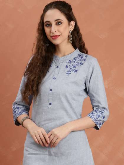 Anouk Women
                        Embroidered Thread Work Kurta
