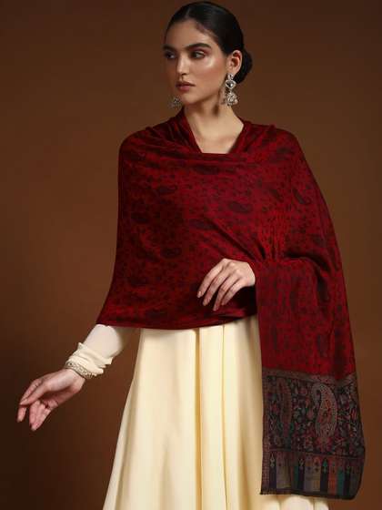 Pashmoda Women
                      Abstract Woven Design Shawl