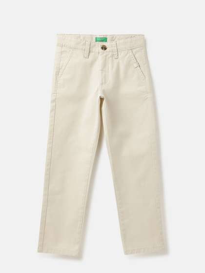 United Colors of
                    Benetton Boys Slim Fit Chinos Trousers