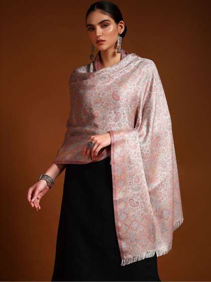 Pashmoda Women
                        Floral Woven Design Shawl