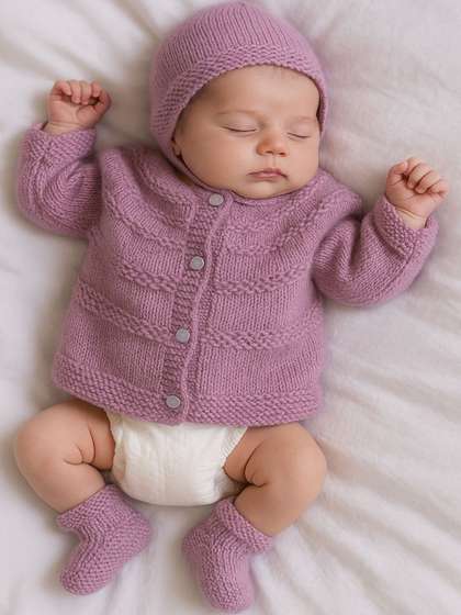 LeafBird Unisex Kids
                      3-Pcs Pure Wool Baby Apparel Gift Set