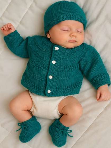 LeafBird Infant Pack Of
                    4 Pure Wool Baby Apparel Gift Set