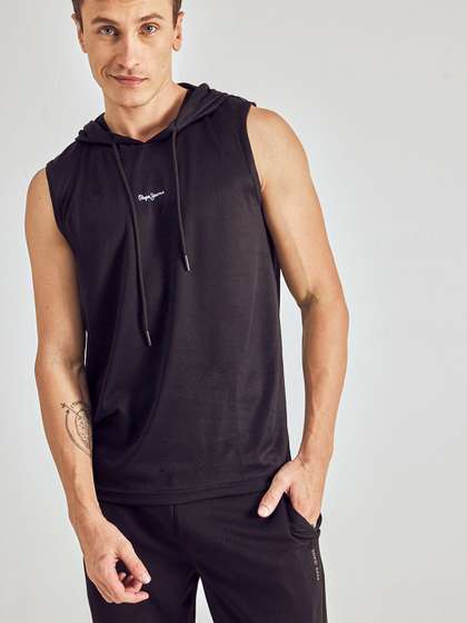 Pepe Jeans Men
                        Active Hoodie Gym Vests