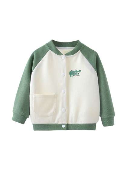 StyleCast x Revolte
                    Infants Colourblocked Collarless Cotton Tailored
                    Jacket