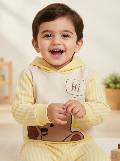 Bontots Infant Boys
                    Organic Cotton Hooded Sweatshirt