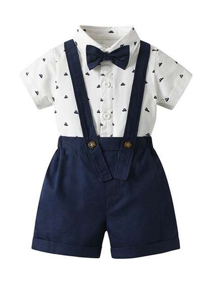 StyleCast x Revolte Boys
                    Printed Shirt with Shorts
