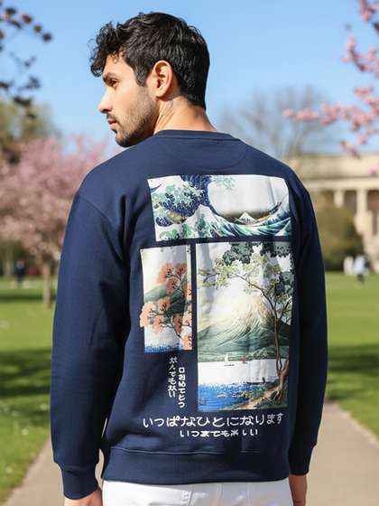 Mast & Harbour
                        Men Graphic Printed Sweatshirt