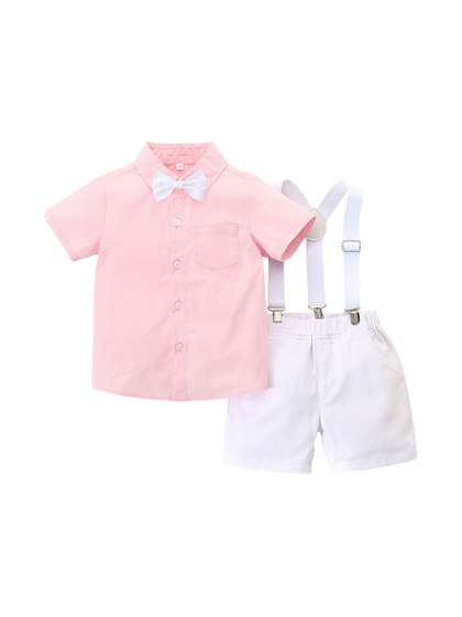 StyleCast x Revolte Boys
                    Pure Cotton Shirt With Shorts