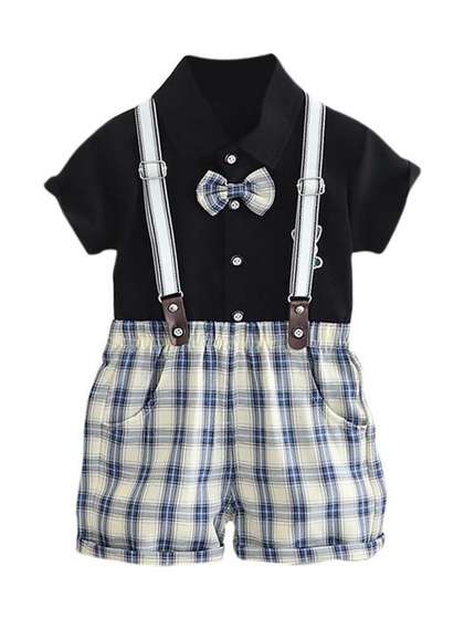 StyleCast x Revolte Boys
                    Shirt with Shorts