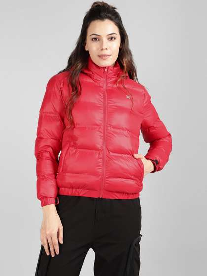 Royal Enfield
                          Striped Mock Collar Long Sleeves Puffer
                          Jacket