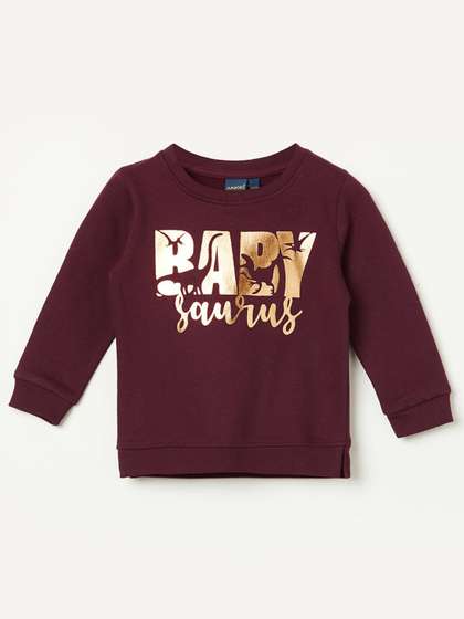 Juniors by Lifestyle
                    Boys Typography Printed Round Neck Cotton Pullover
                    Sweatshirt