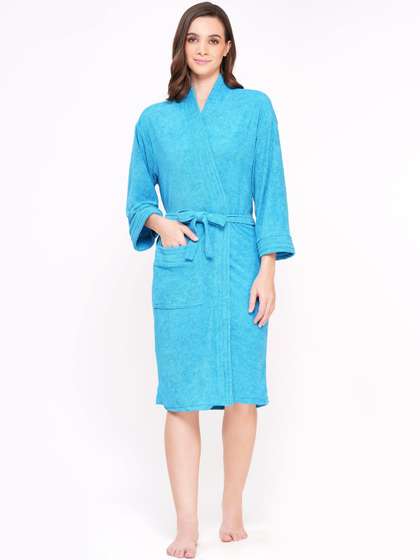 amazon ladies long dressing gowns Pale Blue Gown Amazon Ca Womens Plus Size Robes With Zipper AherBiu Robes dress_type_Pageant: Teen