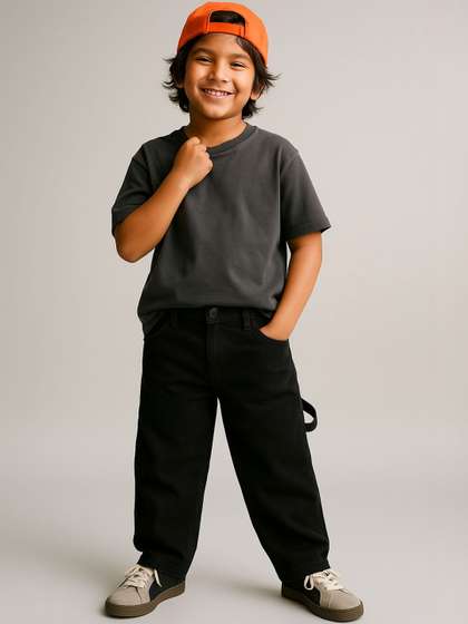TALES & STORIES
                      Boys Regular Fit Mid-Rise Stretchable Jeans