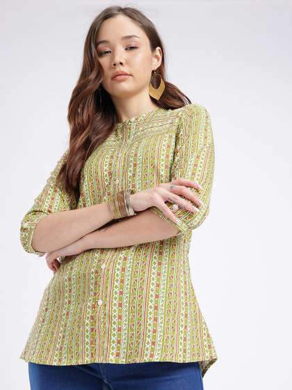 fusion by glitchez
                          Ethnic Motifs Printed High-Low Hem Straight
                          Kurti