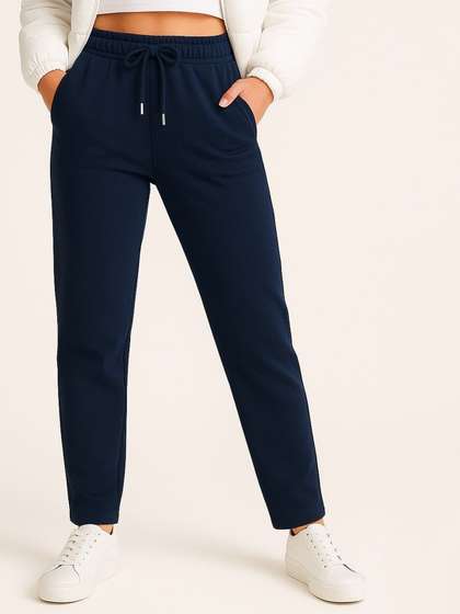 Blinkin Slim Fit Mid-Rise Track Pants
