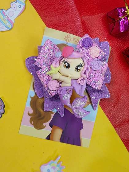 Kamule Girls Embellished
                    Fairy Doll Alligator Hair Clip