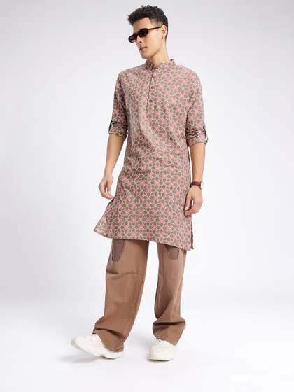 Anouk Rustic
                        Geometric Printed Kurta