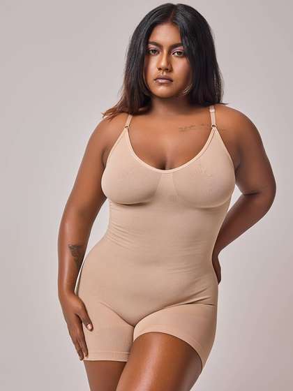 Invogue Mid Thigh
                        Bodysuit Shaper